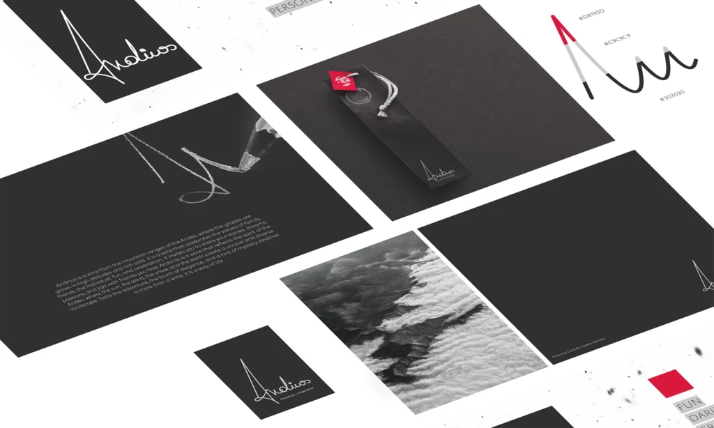 Andinos malbec branding