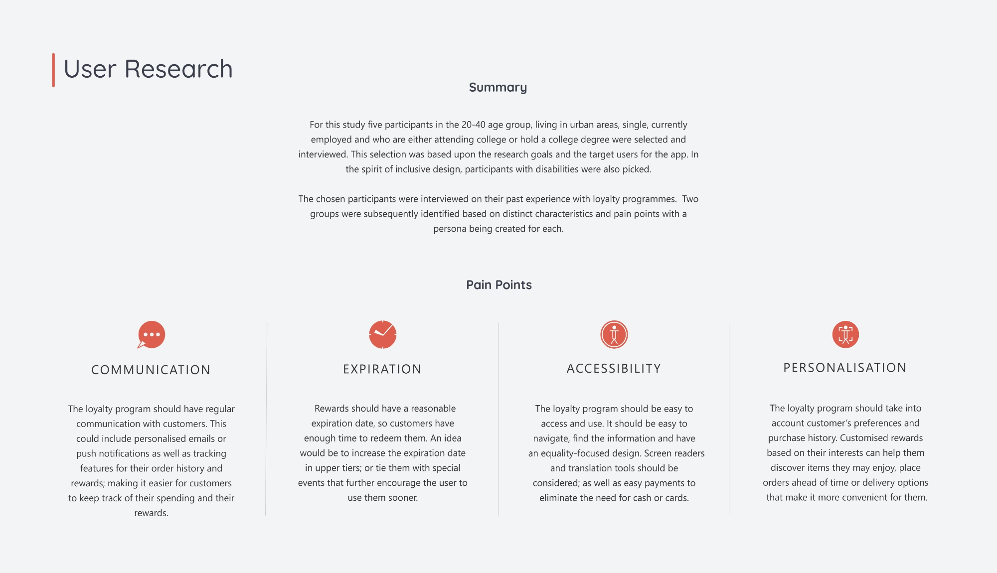 Sushi restaurant app user research