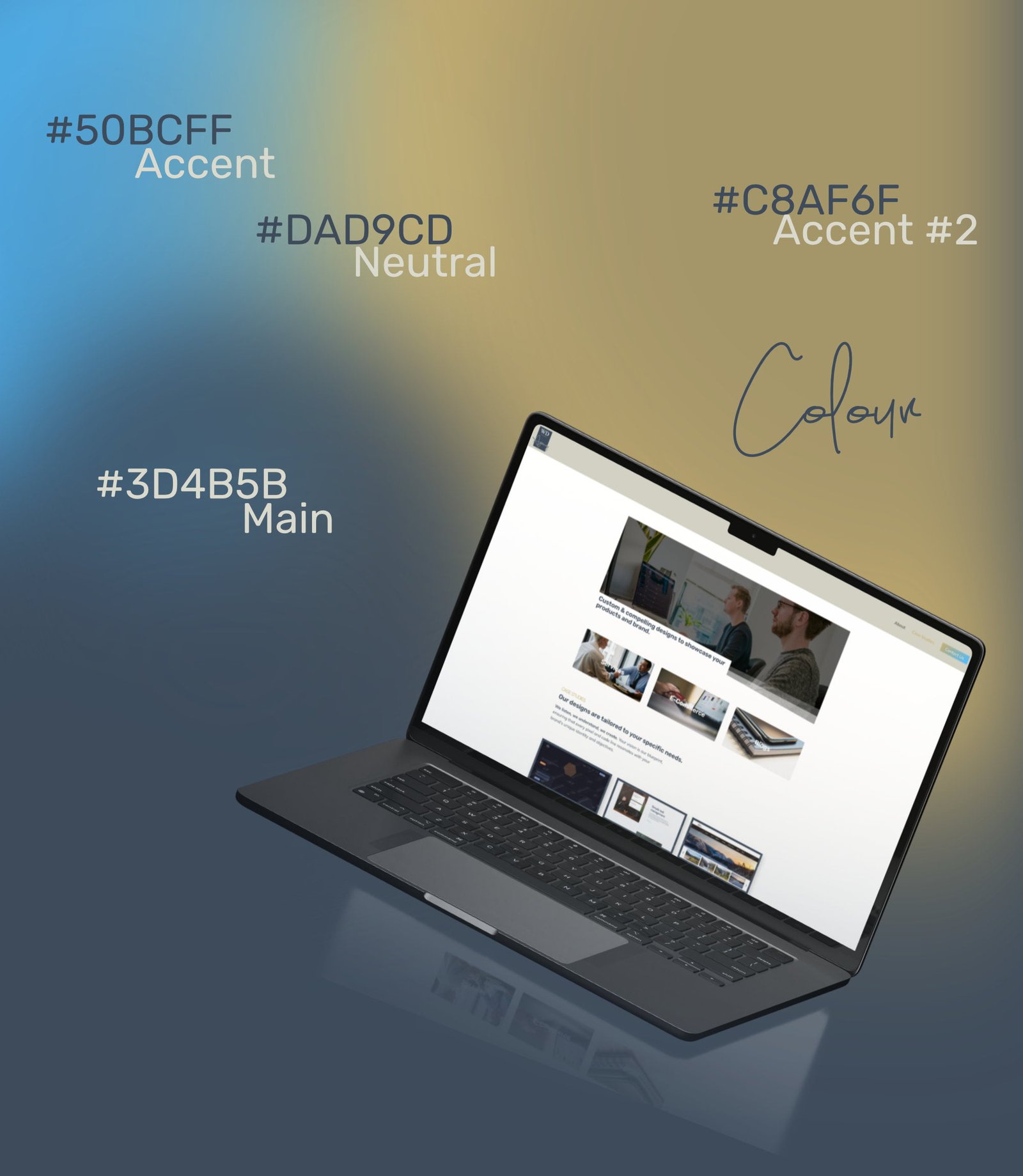 WD Agency colour palette